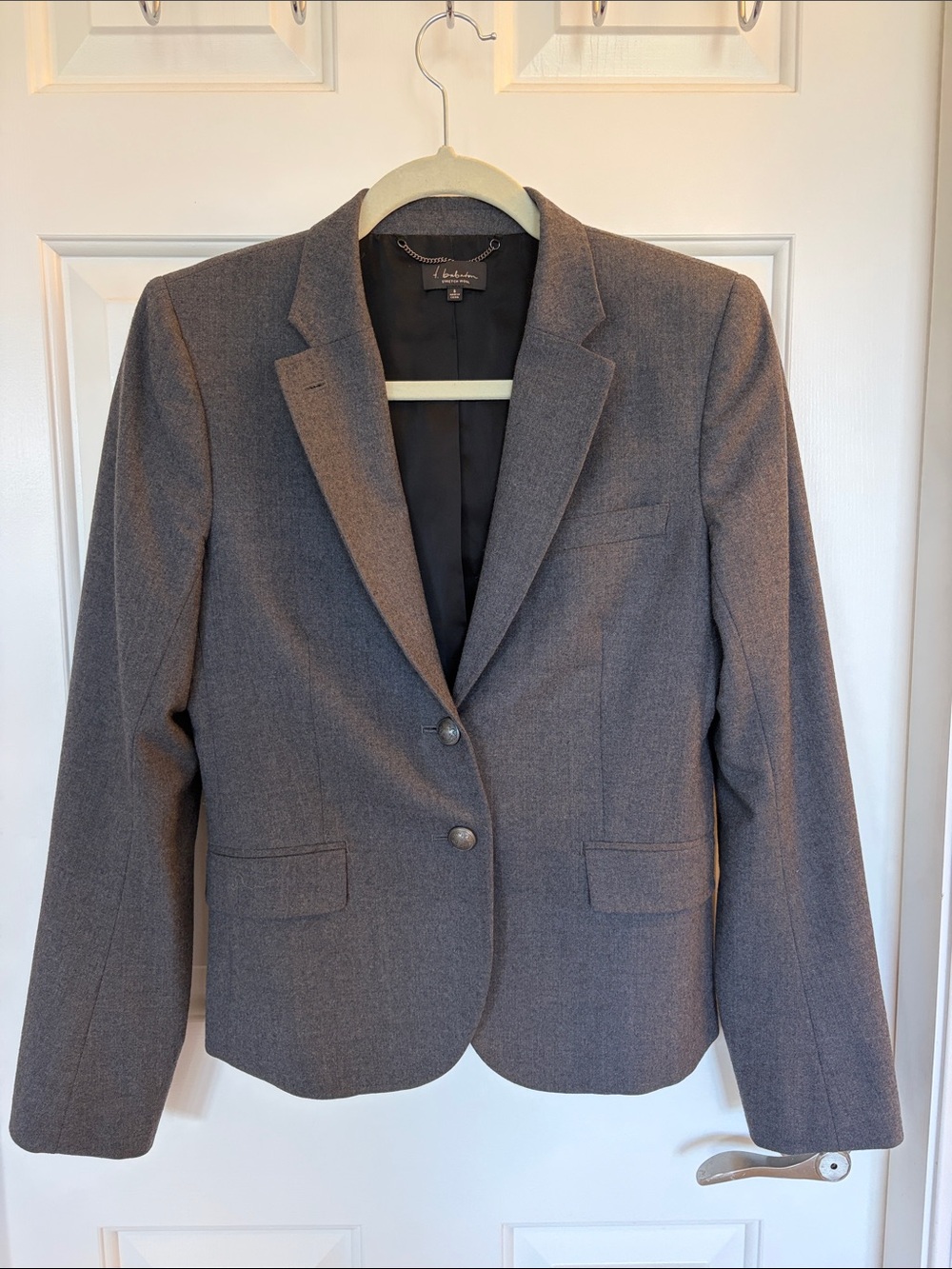 Aritzia Babaton Charcoal Gray Tailored Blazer